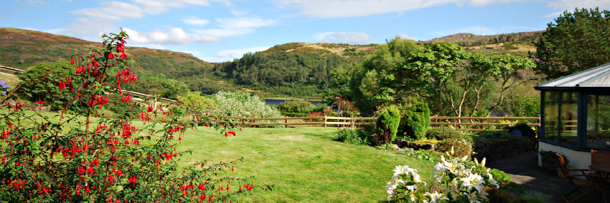 View from Barn Cottage garden